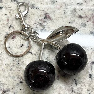 Black Cherry Bag Charm NEW